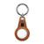 For Airtag Anti-Lost Positioning Tracker Water Drop-Shaped PU Fiber Leather Protective Case