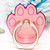 Multifunctional Metal Cartoon Cats Claw Cell Phone Ring Holder