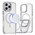 Dual-Color Clear Acrylic Hybrid TPU MagSafe Phone Case
