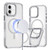 Dual-Color Clear Acrylic Hybrid TPU MagSafe Phone Case