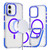 Dual-Color Clear Acrylic Hybrid TPU MagSafe Phone Case