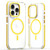 Dual-Color Clear Acrylic Hybrid TPU MagSafe Phone Case