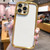 Plating Emery PC Hybrid Silicone Phone Case