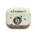 Panda Records Pattern Earbuds Box Frosted TPU Case