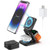 KU XIU X55 Magnetic Wireless Fast Charge Folding 3-in-1 for Apple Wireless Charging Base