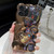 Bear Shape Electroplated Two-color TPU Phone Case