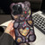 Bear Shaped Embossed Electroplated TPU Phone Case