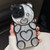 Bear Shaped Embossed Electroplated Laser TPU Phone Case
