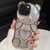 Bear Shaped Embossed Electroplated Laser TPU Phone Case