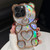 Bear Shape Electroplated Laser TPU Phone Case