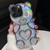 Bear Shape Electroplated Laser TPU Phone Case