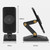 3-In-1 Magsafe Rotating Folding Magnetic Desktop Wireless Charger