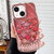 Mermaid Shape Painted Paper Embossed Electroplated TPU Phone Case