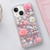 Rose Hand-set Diamond PC Phone Case