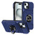 TPU+PC Shockproof Card Phone Case with Metal Ring Holder