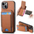 Carbon Fiber Vertical Flip Wallet Stand Phone Case
