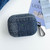 Stitching Denim Cloth Bluetooth Earphone Protective Case