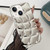 Curved Plaid Plated Metallic Paint TPU Phone Case