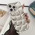 Curved Plaid Plated Metallic Paint TPU Phone Case