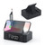 Wireless Charger Alarm Clock Foldable Mobile Stand With Pen Holder & Dual USB +1 Type-C Output