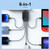6-Ports Multifunctional Quick Charging USB Travel Charger Power Adapter