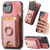 Retro Splitable Magnetic Stand Card Bag Leather Phone Case