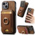 Retro Splitable Magnetic Stand Card Bag Leather Phone Case