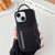 Metallic Paint Skin Feel Full Coverage Shockproof Phone Case with Card Bag