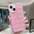 Metallic Paint Diamond Lattice Skin Feel Full Coverage Shockproof Phone Case