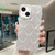 Metallic Paint Diamond Lattice Skin Feel Full Coverage Shockproof Phone Case