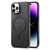 Solid Color Retro Magsafe PU Back Cover Phone Case