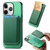 Retro Magsafe Card Bag PU Back Cover Phone Case