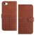 Woven Embossed RFID Blocking Leather Phone Case