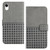 Woven Embossed RFID Blocking Leather Phone Case