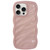 Solid Color Waves PC Hybrid TPU Phone Case