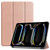 Custer Pure Color 3-Fold Holder Smart Leather Tablet Case