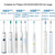 Toothbrush Head For Philips HX6730 HX9352 HX8910 HX3226,Style: Clean Medium Hair