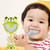 S8 2pcs Children Cartoon Animal Manual U-shaped Silicone Toothbrush for 2-12 Years Old