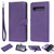 Solid Color Horizontal Flip Protective Case with Holder & Card Slots & Wallet & Photo Frame & Lanyard