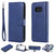 Solid Color Horizontal Flip Protective Case with Holder & Card Slots & Wallet & Photo Frame & Lanyard