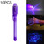 10 PCS Creative Magic UV Light Invisible Ink Pen Marker Pen