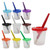 Children Plastic Pen Cup Bristles Graffiti Painting Brush Set