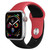 Double Colors Silicone Watch Band for Apple Watch Series 3 & 2 & 1 38mm (White+Red)