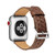 For Apple Watch Series 3 & 2 & 1 42mm Cowhide Embossed Pattern Leather Watch Band