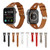 Simple V-shaped Leather Watch Band for Apple Watch Series 7 41mm / 6 & SE & 5 & 4 40mm / 3 & 2 & 1 38mm