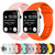 Double Rivets Silicone Watch Band for Apple Watch Series 3 & 2 & 1 38mm