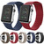 For Apple Watch 42mm Loop Magnetic Closure Clasp PU Leather Watch Band