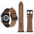 Crazy Horse Texture TPU + Stainless Steel Watch Band for Apple Watch Series 7 45mm / 6 & SE & 5 & 4 44mm / 3 & 2 & 1 42mm