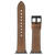 Crazy Horse Texture TPU + Stainless Steel Watch Band for Apple Watch Series 7 41mm / 6 & SE & 5 & 4 40mm / 3 & 2 & 1 38mm