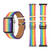 Rainbow Leather Watchband